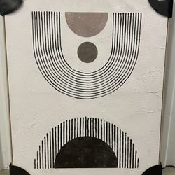 Wall Art - Modern Abstract Geometric Canvas