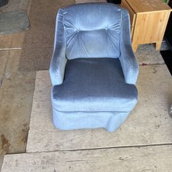 Blue Glossy Chair 