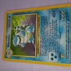 Pokemon Blastoise Base Set Unlimited