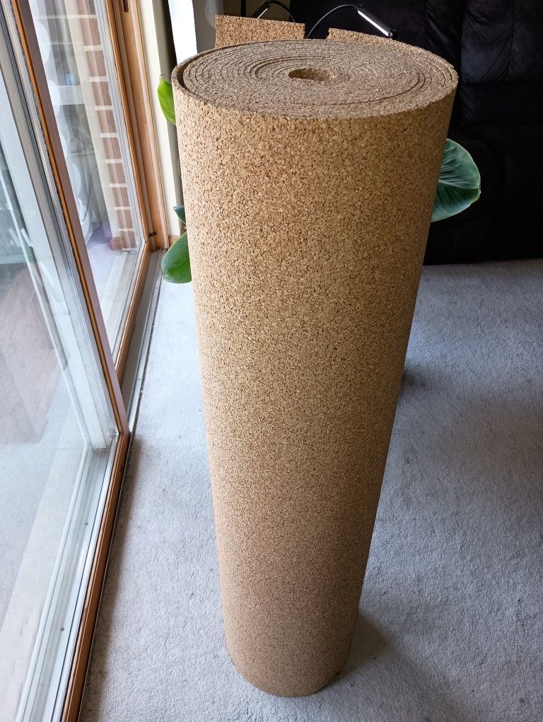Natural Cork Underpayment Roll 4' x 30'