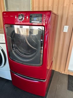 Maytag Maxima Gas Dryer with Pedestal
