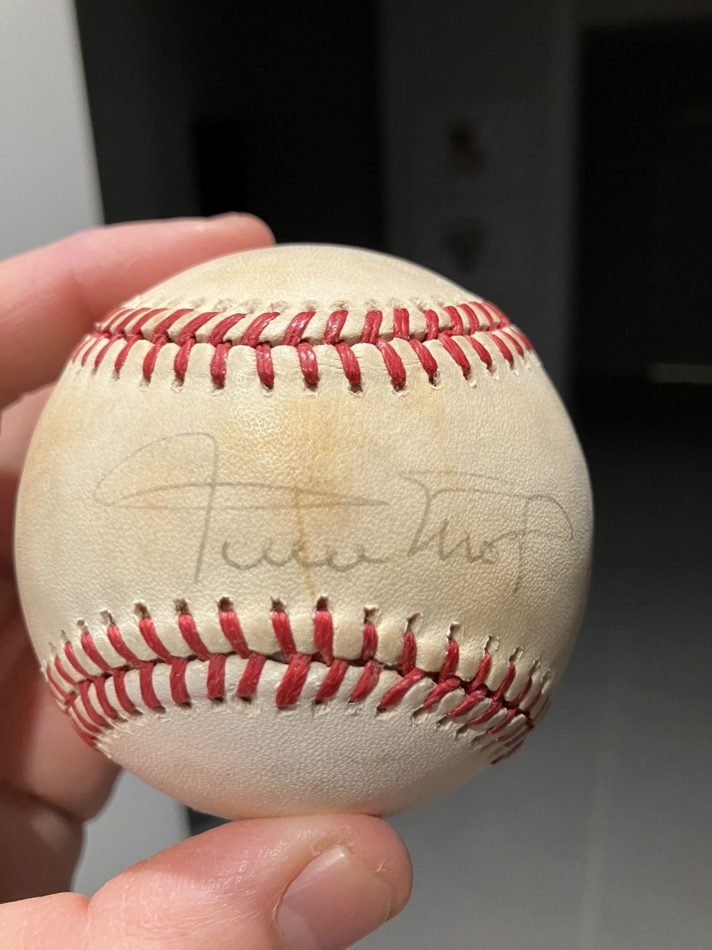Willie mays PSA signed autographed baseball