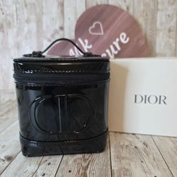 Dior Black Patent Vanity Case