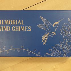 Brand New Hummingbird Memorial Wind Chime