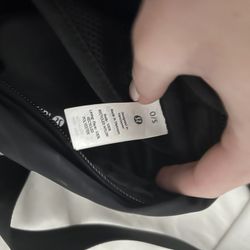 Black Lululemon Belt Bag 