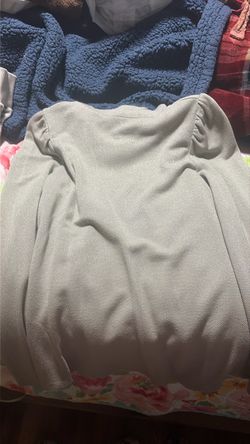 Silver Shimmer Strapless Top