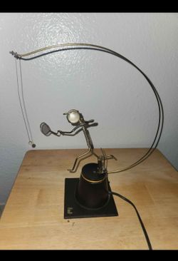 Kinetico Studios Kinetic Tennis Player Sculpture by Gordon Bradt
