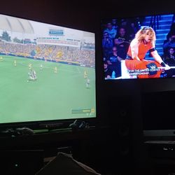 70" VIZIO 4K MONITOR AND 55" LG 4K TV WITH REMOTES $1000 FINAL PRICE 