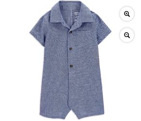 Carter's Child of Mine Baby Boy Romper, One-Piece, Sizes 6/9 Months