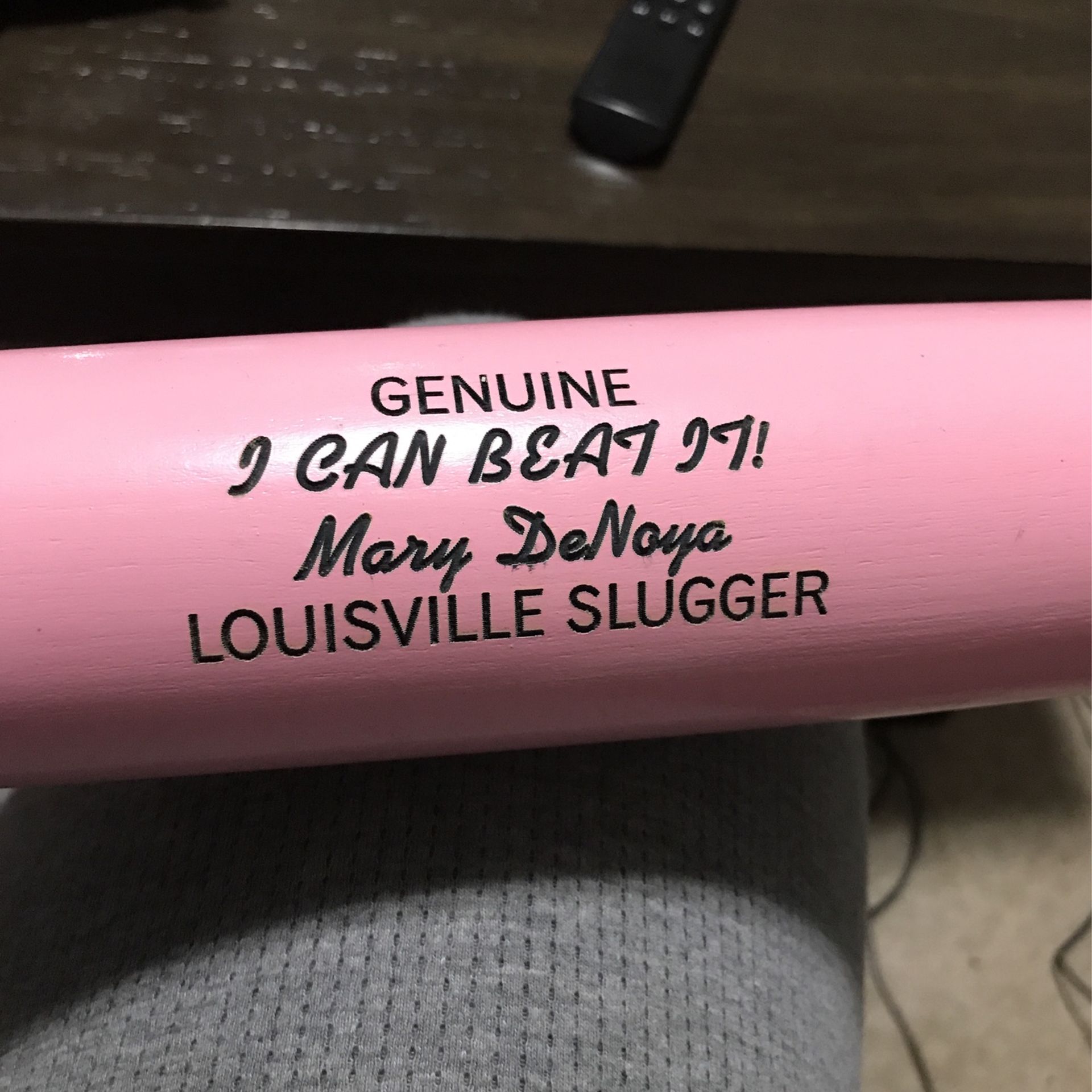 Louisville Slugger Cancer Baseball Bat