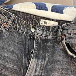 Zara Black Straight Leg Jeans