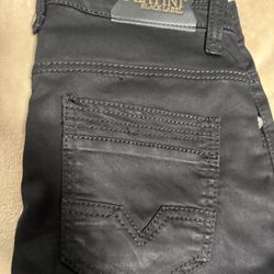 Black Platini Boot Cut Pants 