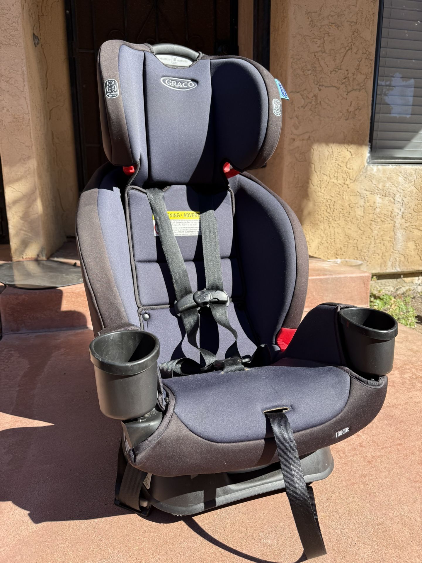 Graco TriRide 3-in-1 Car Seat And Window Shade– Like New