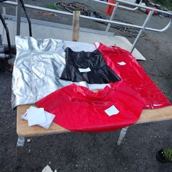 6 Piece Leather / Spandax Like Clothes