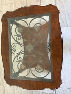 Wooden coffee table