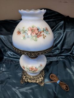 Vintage hurricane lamp