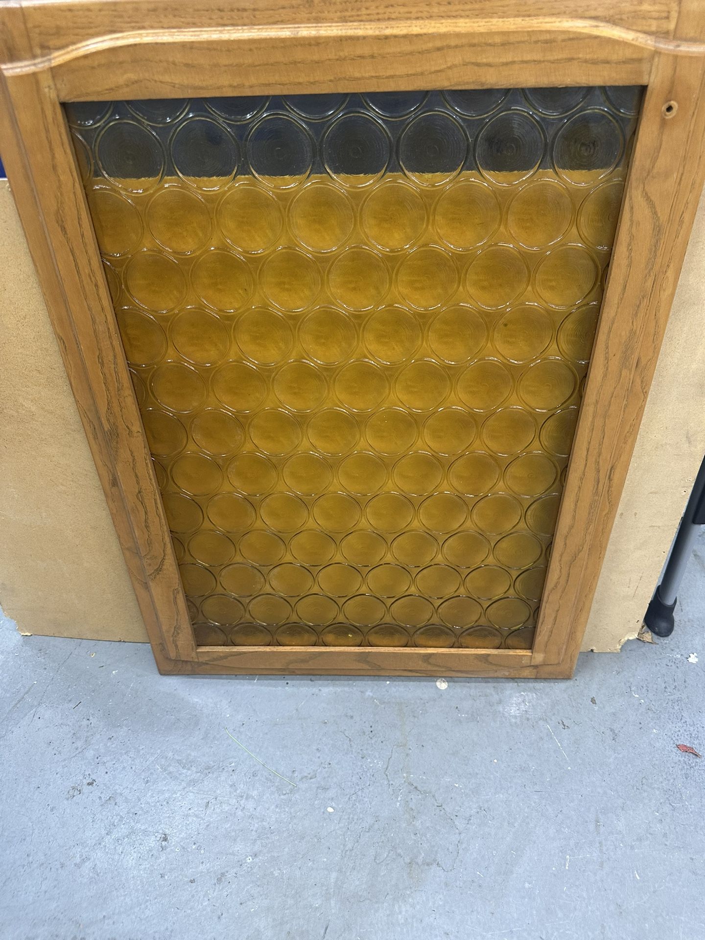 Antique Glass Cabinet Door DIY