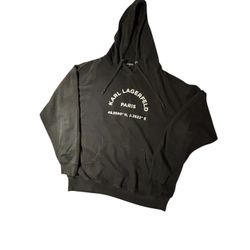 Karl Lagerfeld black sweatshirt Xl