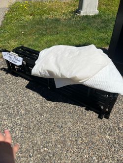 Twin Box Frame - Metal, collapsible