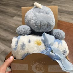 Dinosaur Stuffed Animal & Blanket 
