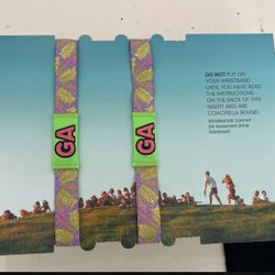 WANTED UP TO 4 GA OR VIP COACHELLA  WRISTBANDS 