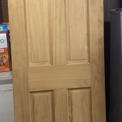 80 Inch x 26 Inch 2/2 x 6/8 x1-3/8 Clear Pine 1/2” SH 6 Panel Door 
