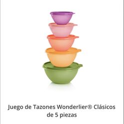  Tupperware Set Bowl 