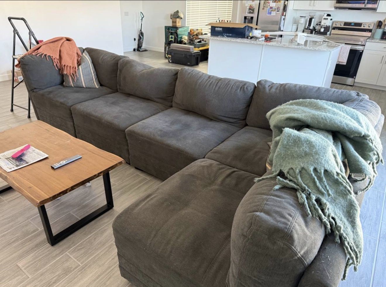 Couch- Free Delivery 