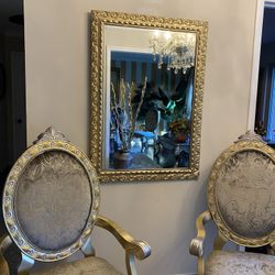 Very Gorgeous  Wood Antique Mirror 