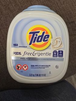 Tide pods (free and gentle)