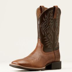 ARIAT Men’s Sport Wide Square Toe Cowboy Boot. Size 11D Like new only worn once. 