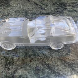 Vintage 1986 Mikasa  Crystal Chevy Corvette 