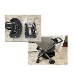 Chicco Bravo 3 in 1 Travel System (Infant Car Seat & Stroller)