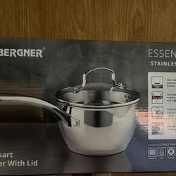 NEW PAN 1.5 Qt With Strainer