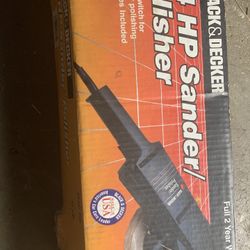 Black And Decker HP  3/4 Sander  Excellent 