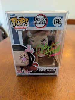 Funko pop demon slayer nezuko 1749 autograph