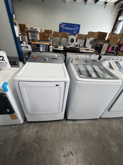 Samsung Top Load Washer and Dryer Set