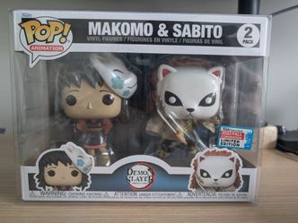 Funko Pop! Animation Demon Slayer Makomo & Sabito 2-Pack 2023 Fall Convention Exclusive