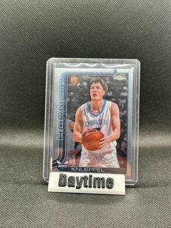 2025 Topps Chrome Kon Knueppel Base RC Hornets