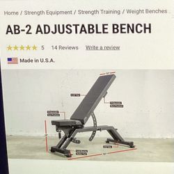 A8-2 ADJUSTABLE BENCH 