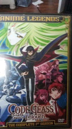 Code Geass 1st Season DvD