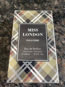 Urban Collection Miss London Perfume EDP 3.3oz – Inspired by Burberry London Profile Brand New