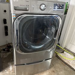 LG WASHER  FRONT LOADER WHITE ELECTRIC WORKING GREAT TRABAJAN BIEN