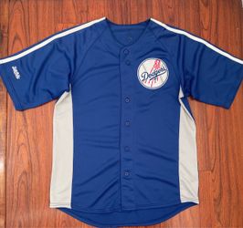 Stitches Los Angeles Dodgers Jersey Medium Blue Stitched Logo