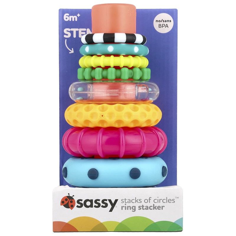 Stack of Circles™, Ring Stacker, 6 Months+, 10 Piece Set