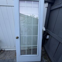 32 Inch Metal Exterior Glass Door