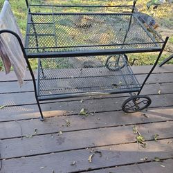 Outdoor Picnic BBQ Cart 