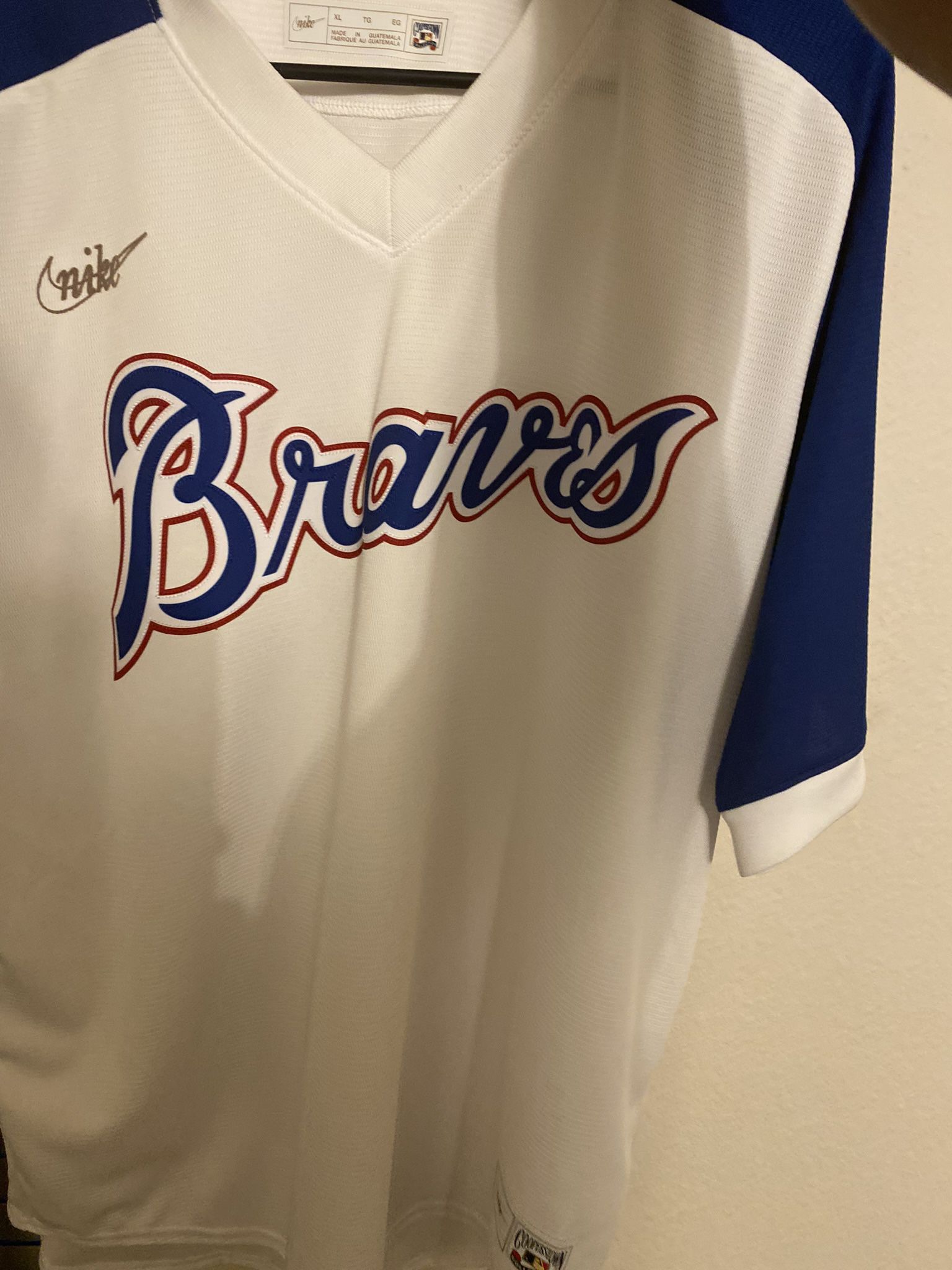 Nike Cooperstown Authentic Atlanta Braves Alternate Jersey for Sale in  Greenville, SC - OfferUp