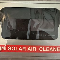 Mini Solar Air Cleaner/Purifier for cars