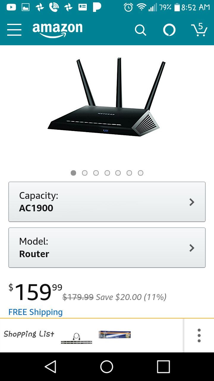 Wi-Fi routers - Netgear Nighthawk, Motorola, Century link